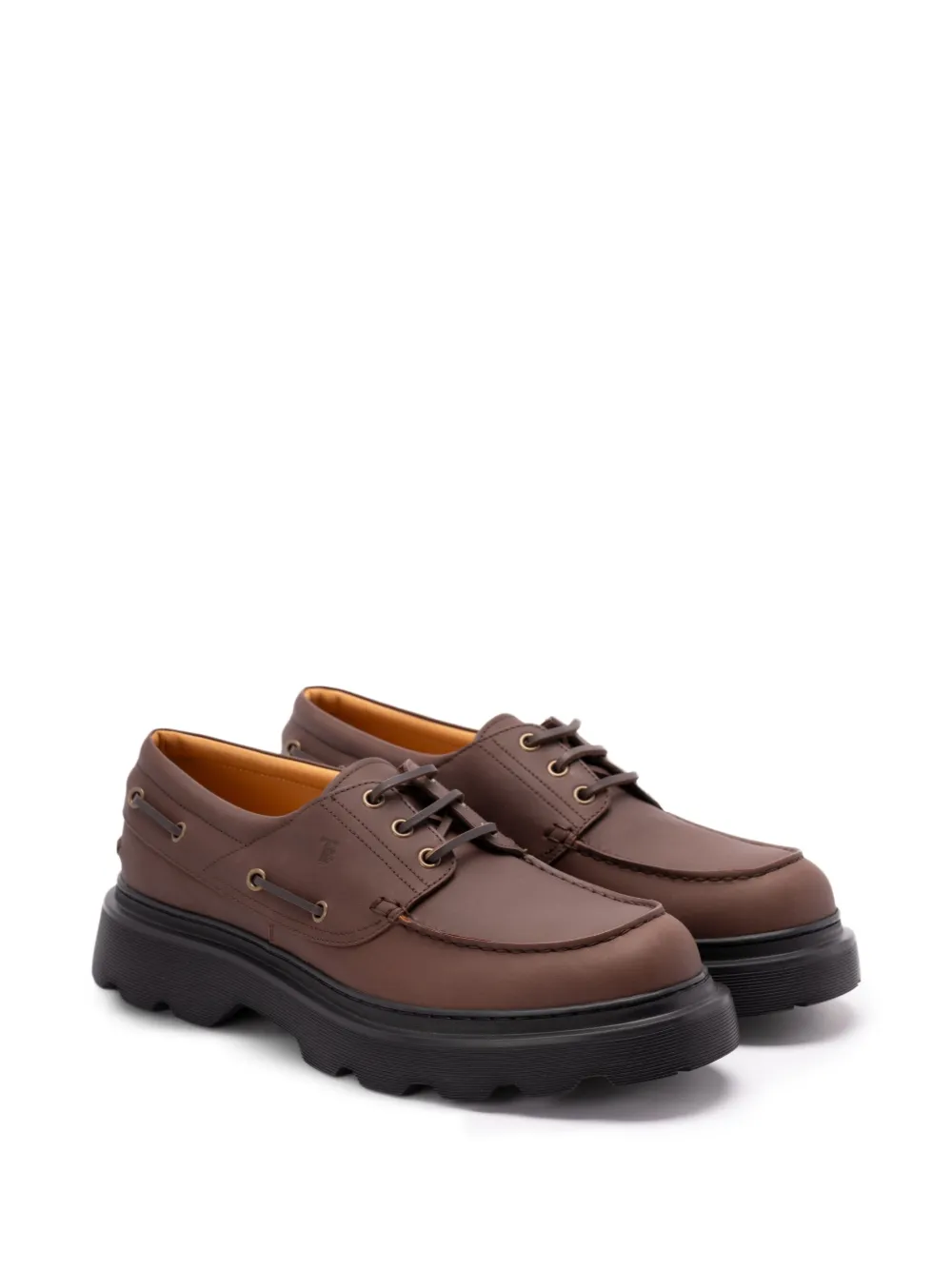 Tod's Leren bootschoenen Bruin