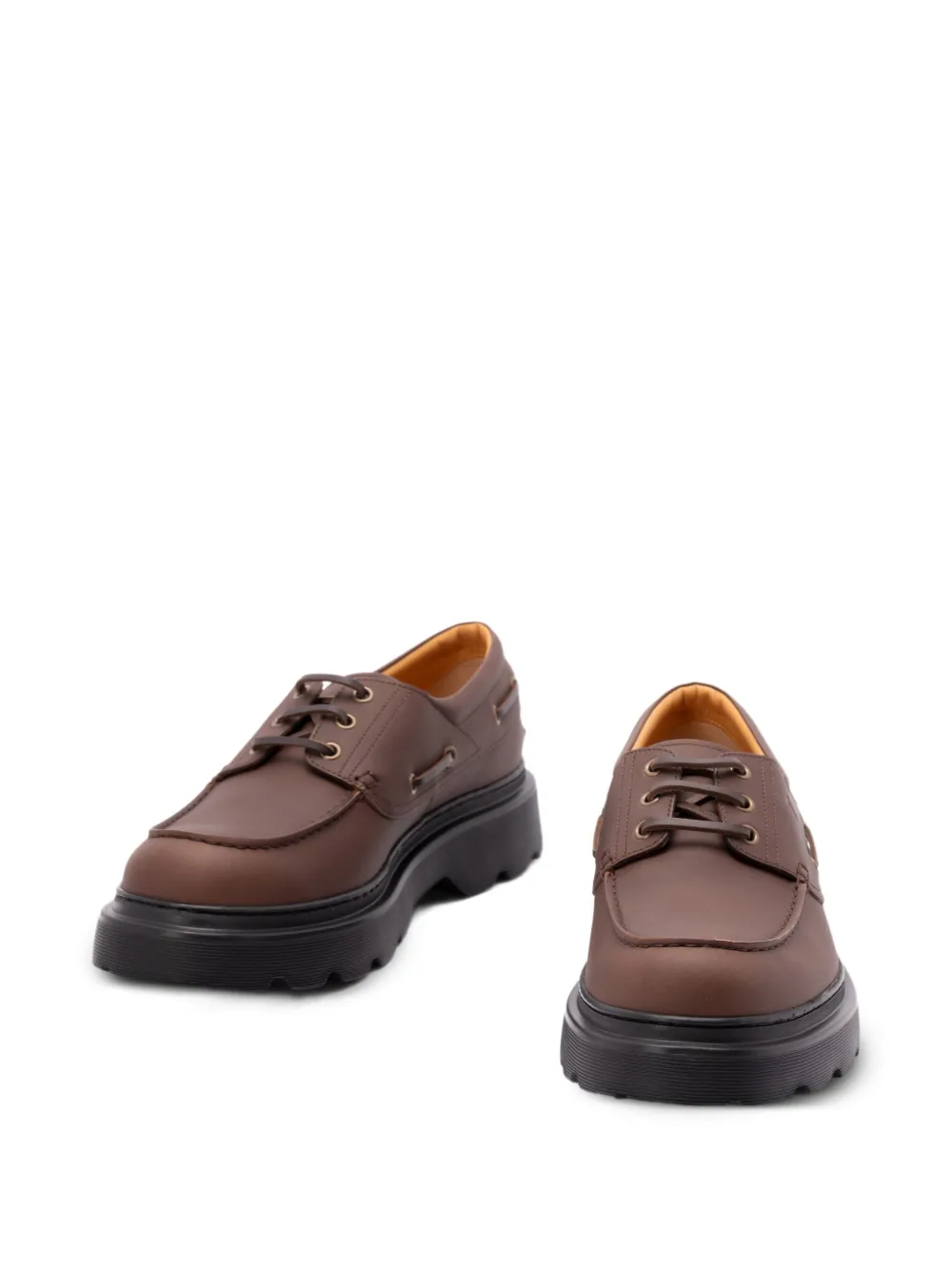 Tod's Leren bootschoenen Bruin