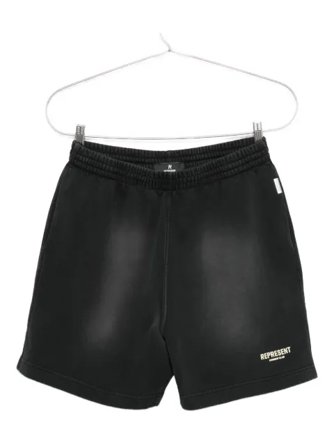 Represent shorts i bomuld med elastiklinning