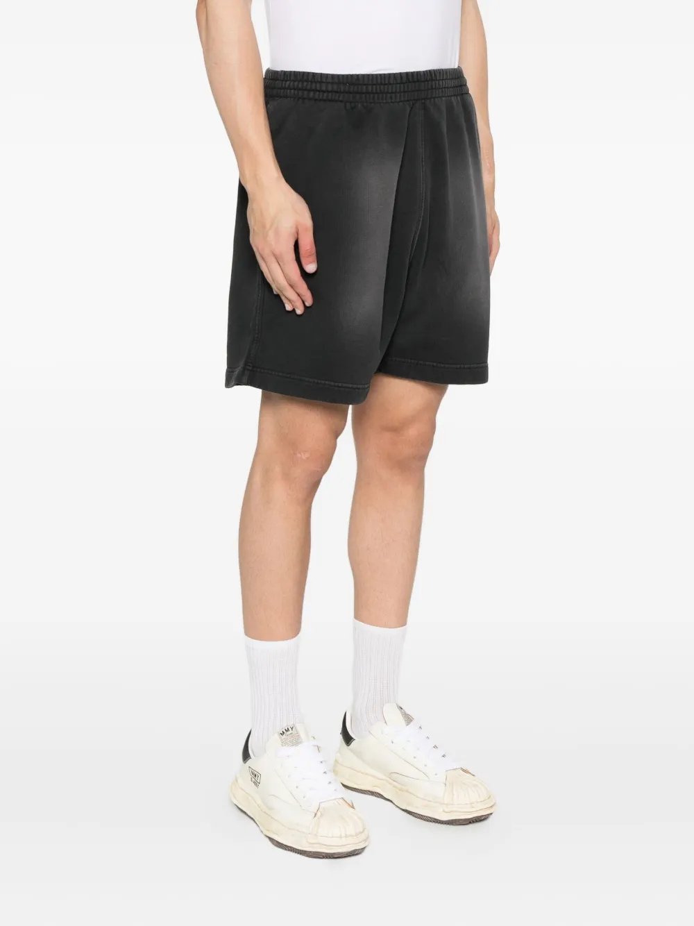 Represent Katoenen shorts met elastische tailleband Zwart