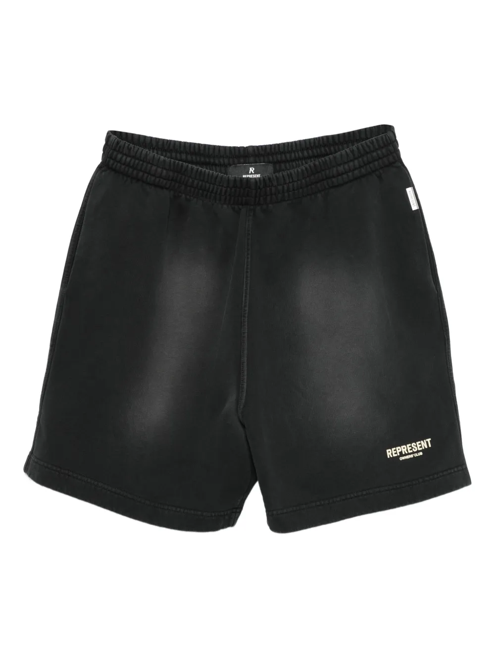 Represent Katoenen shorts met elastische tailleband Zwart