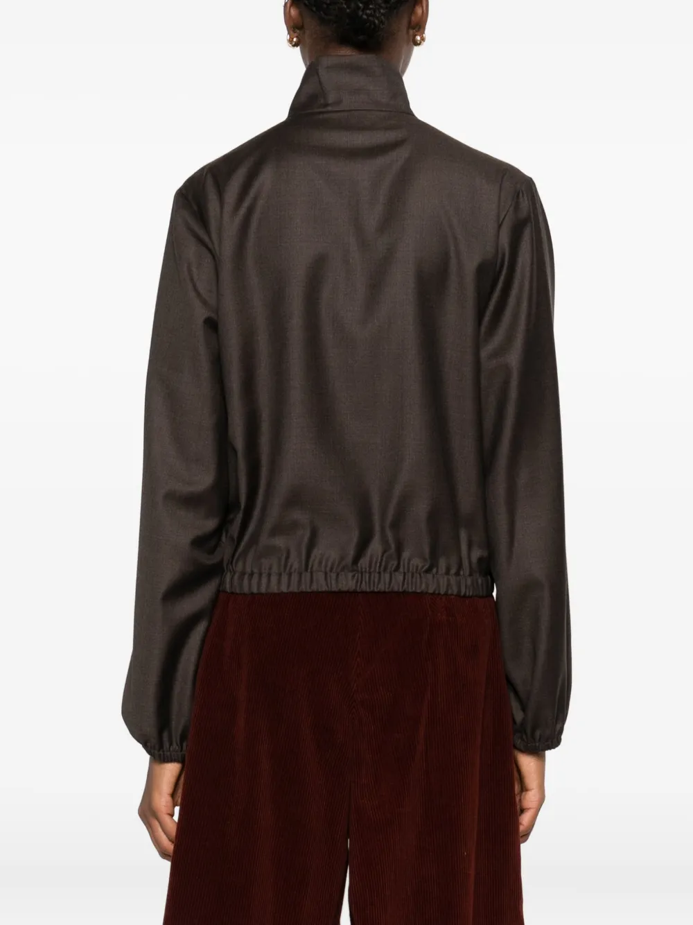 LouLou de Saison high-neck sweatshirt Bruin