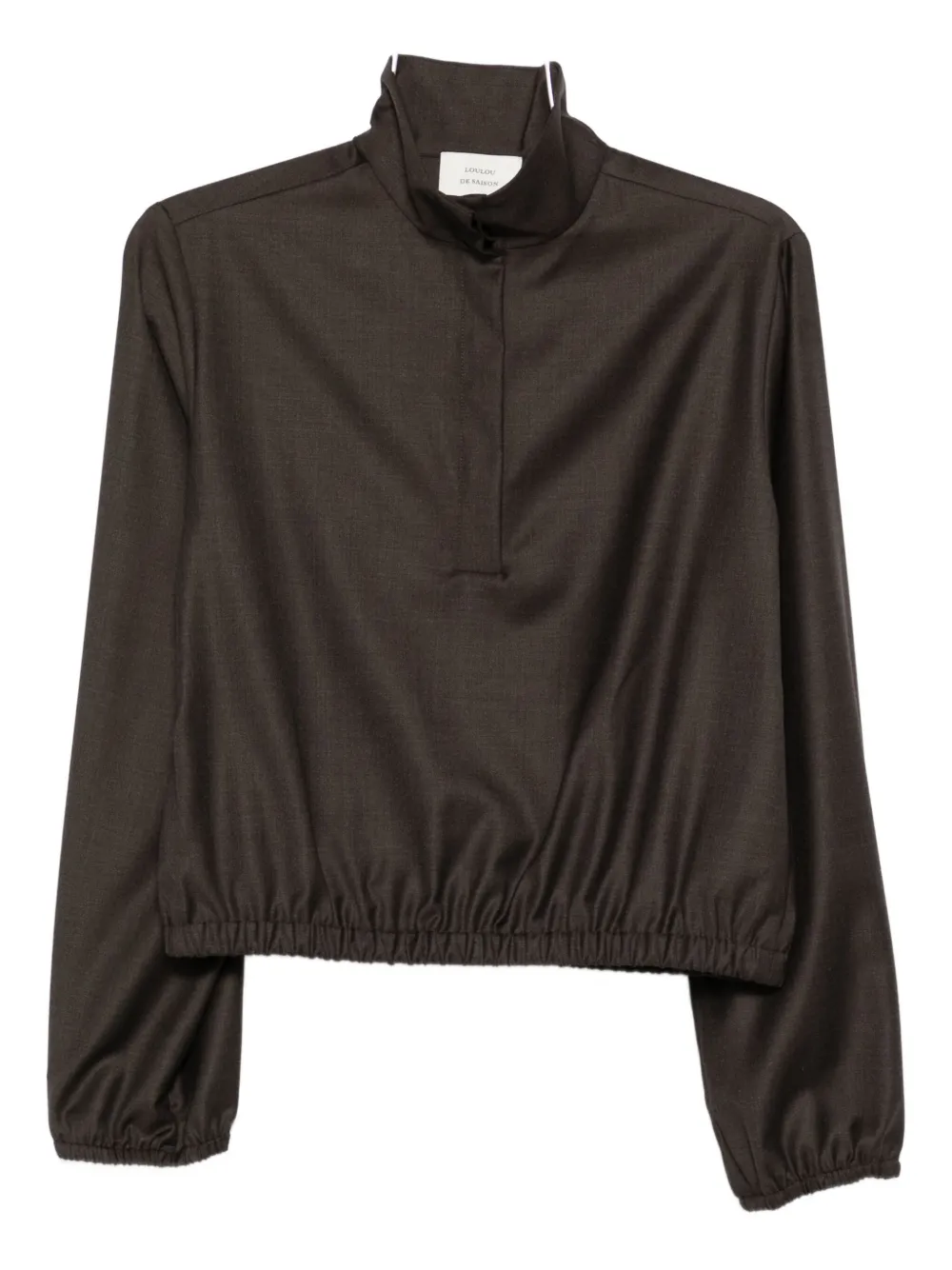 LouLou de Saison high-neck sweatshirt Bruin