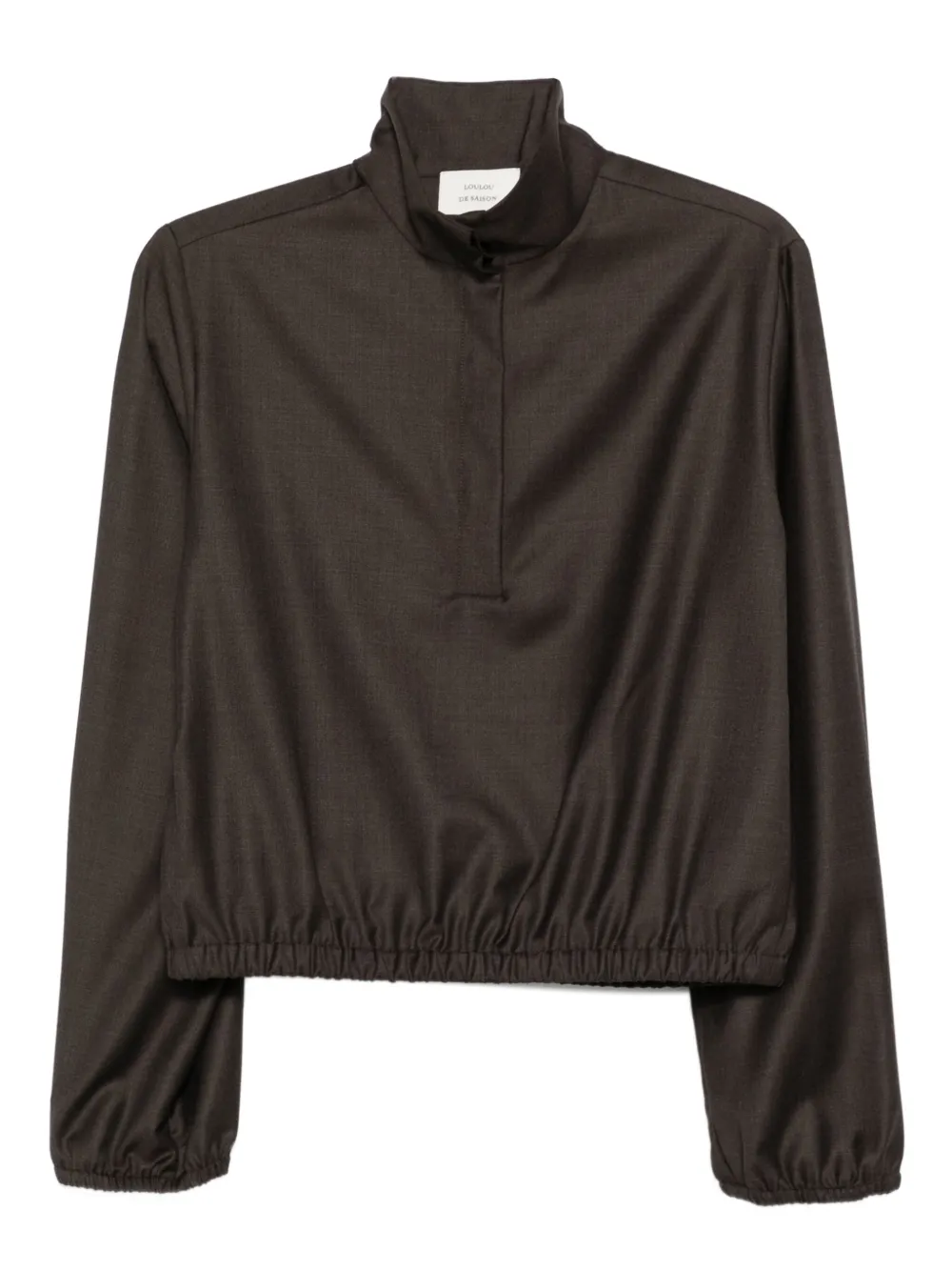 LouLou de Saison Sweater met hoge hals Bruin