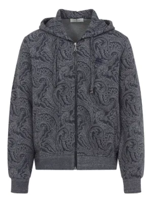 ETRO ペイズリー パーカー | ブルー | FARFETCH JP
