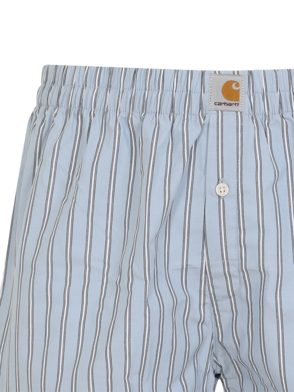 Carhartt WIP Gestreepte boxershorts Blauw