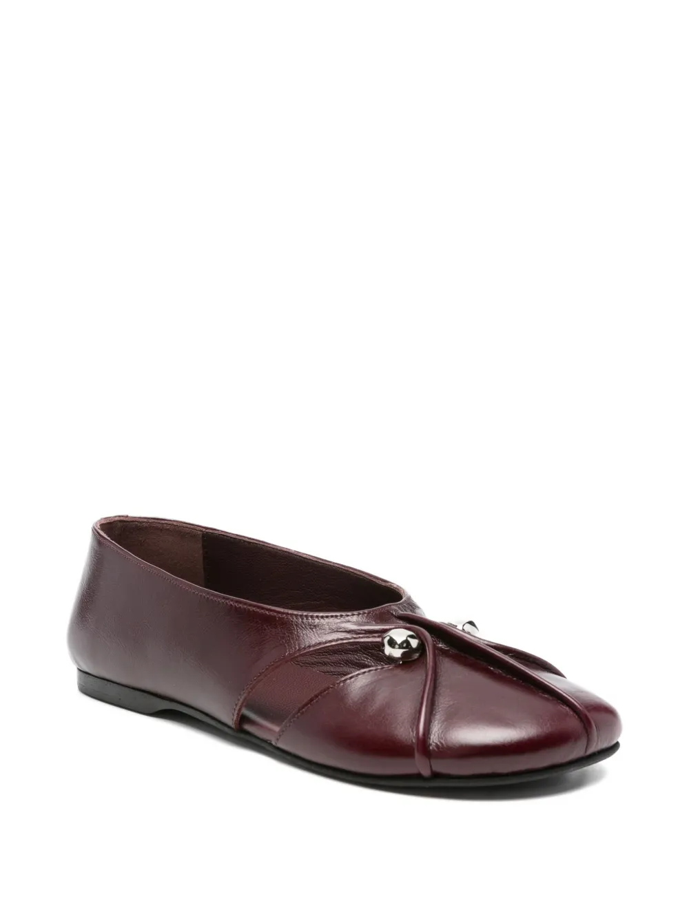 ALOHAS Ballerina's met uitgesneden details - Rood