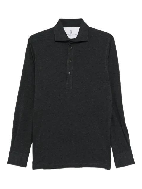 Brunello Cucinelli long-sleeve polo shirt