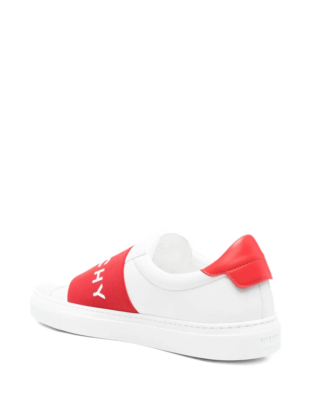 Givenchy logo-print sneakers Wit