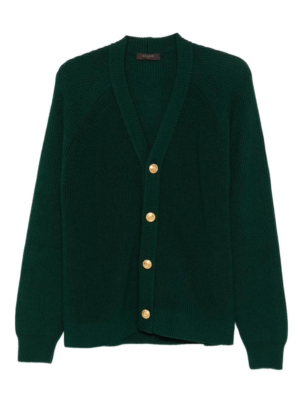 Zanone virgin-wool cardigan Groen