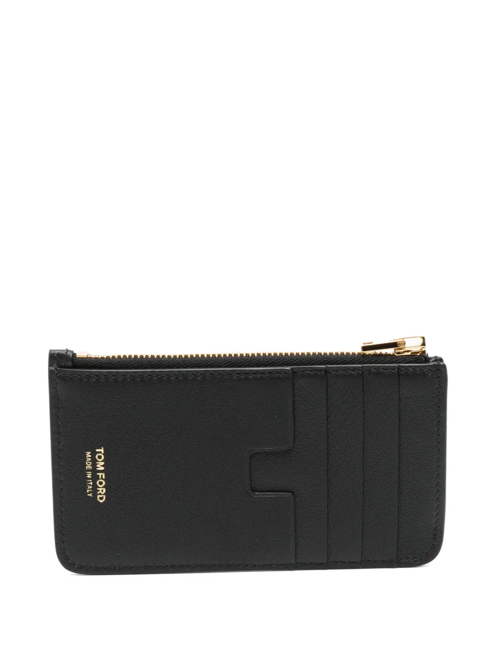 TOM FORD padlock-detail card holder Zwart