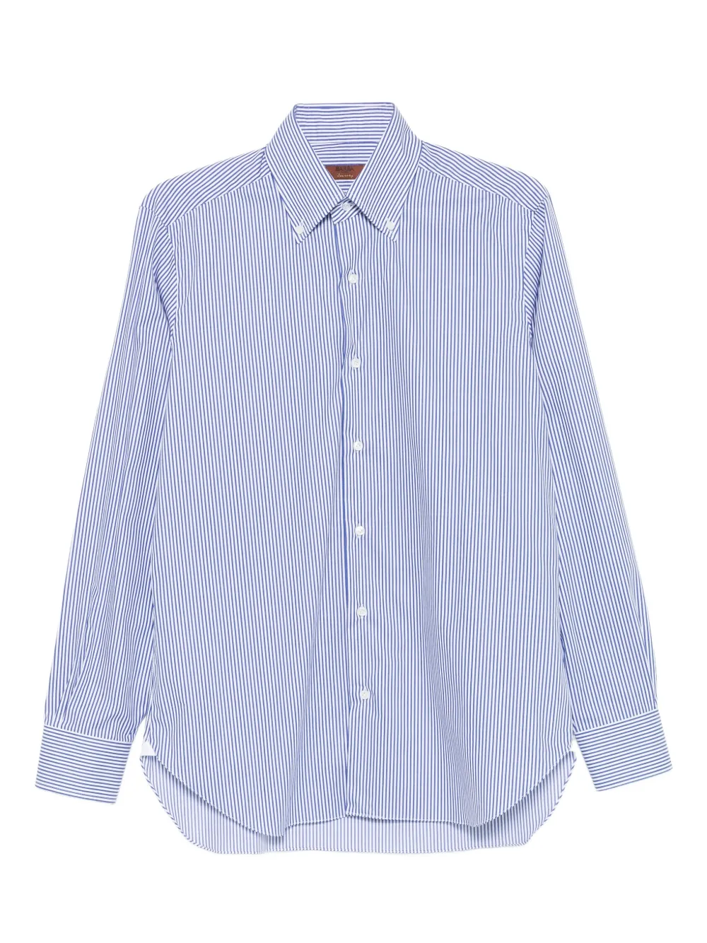 Barba striped cotton shirt Wit