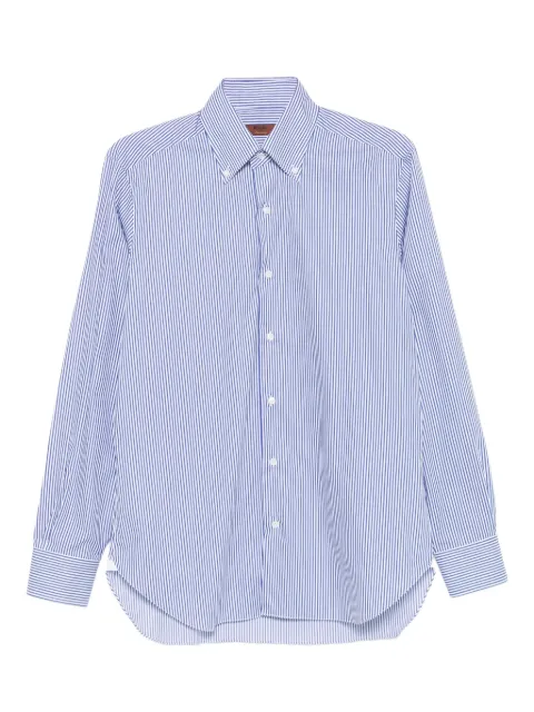 Barba camisa con rayas estampadas
