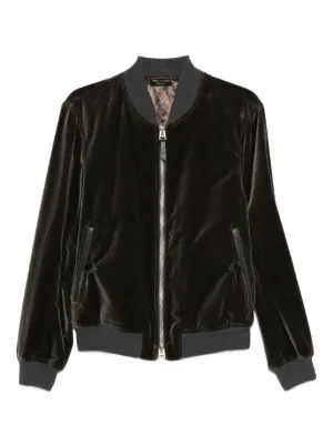 Giorgio Armani レザージャケット | ブラック | FARFETCH JP