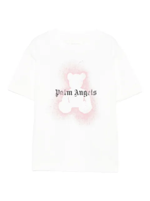 Palm Angels Kids playera con motivo Bear