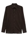 TOM FORD polka-dot cotton shirt - Brown