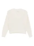 Peserico textured V-neck sweater - Neutrals
