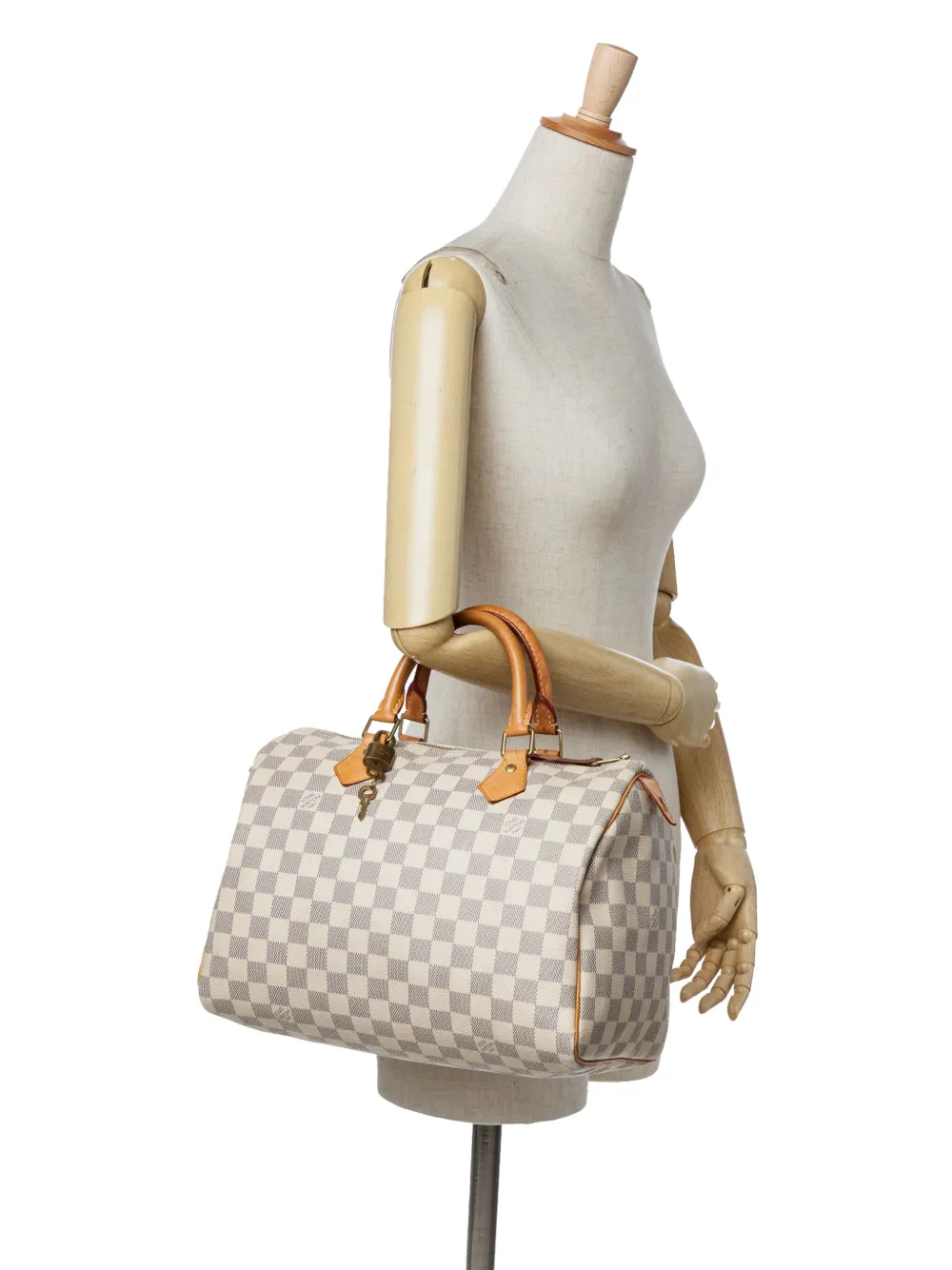 Louis Vuitton Pre-Owned 2015 Damier Azur Speedy 30 boston bag | Pre-Owned | Image 2