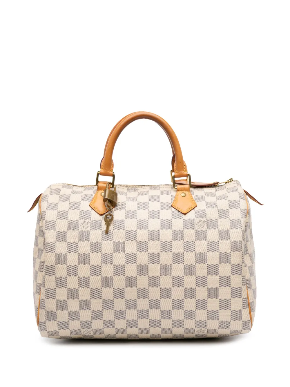 Louis Vuitton Pre-Owned 2015 Damier Azur Speedy 30 boston bag | White | Image 1