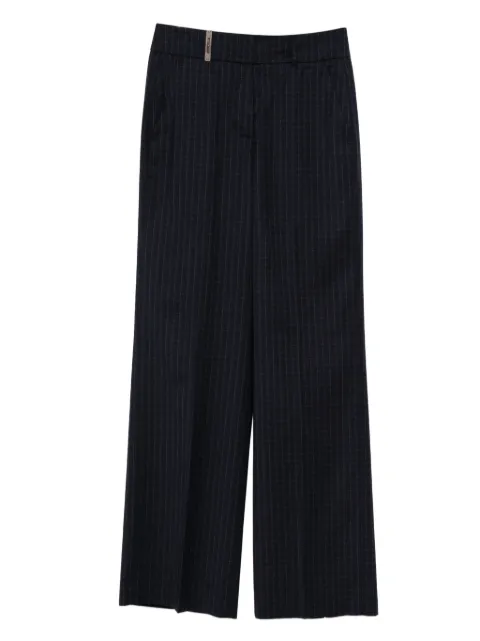 Peserico pinstripe wool trousers