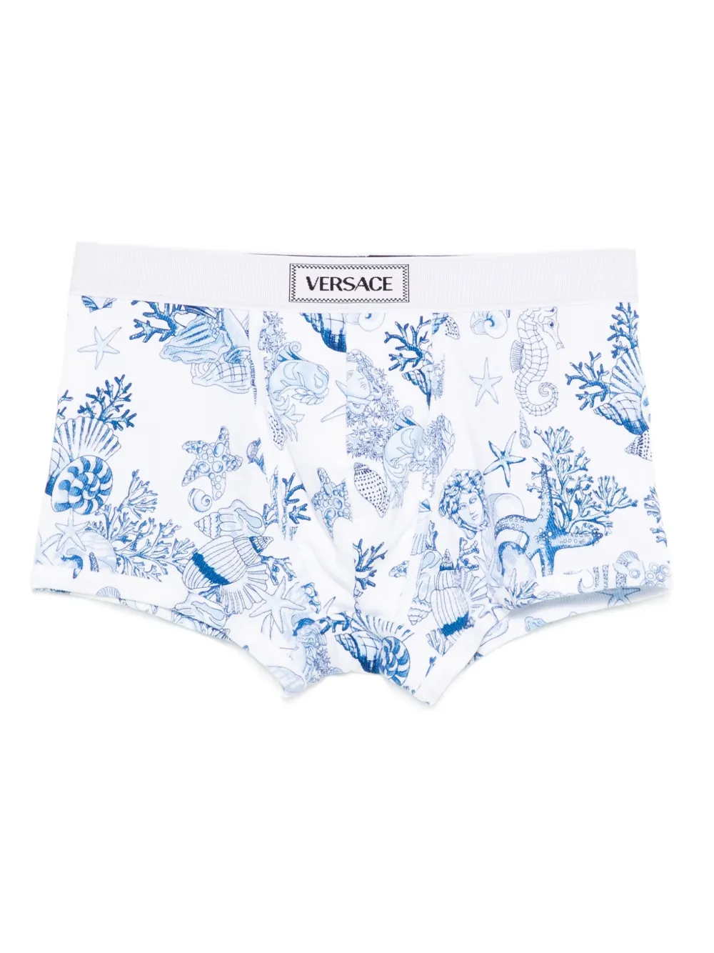 Versace sea-life print boxers Wit