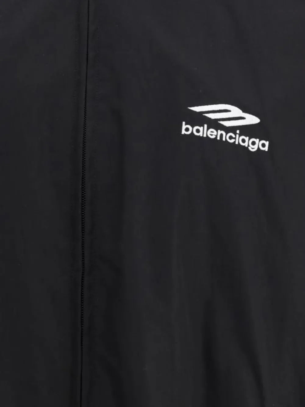 Balenciaga logo-embroidered jacket Zwart