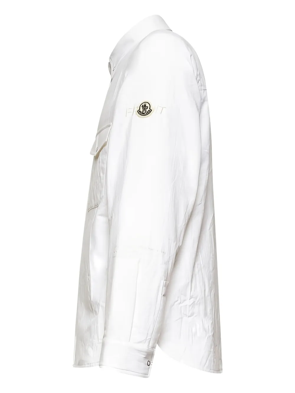 Moncler X Frgmt Patch-pocket Cotton Shirt In White