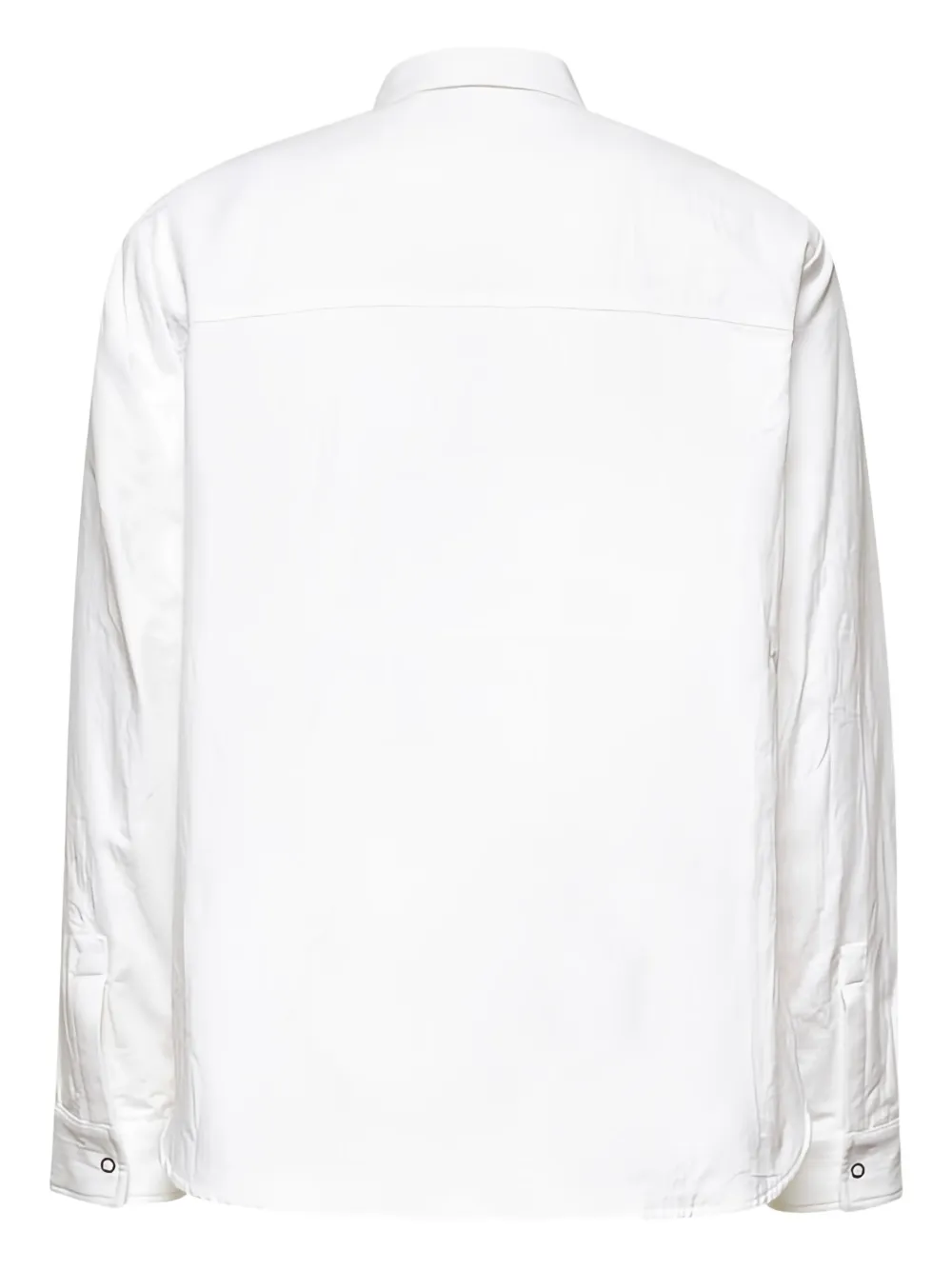 Moncler X Frgmt Patch-pocket Cotton Shirt In White
