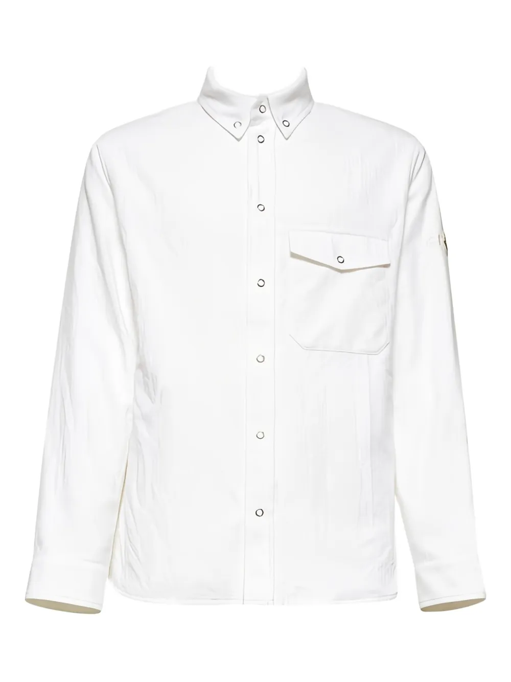 Moncler X Frgmt Patch-pocket Cotton Shirt In White