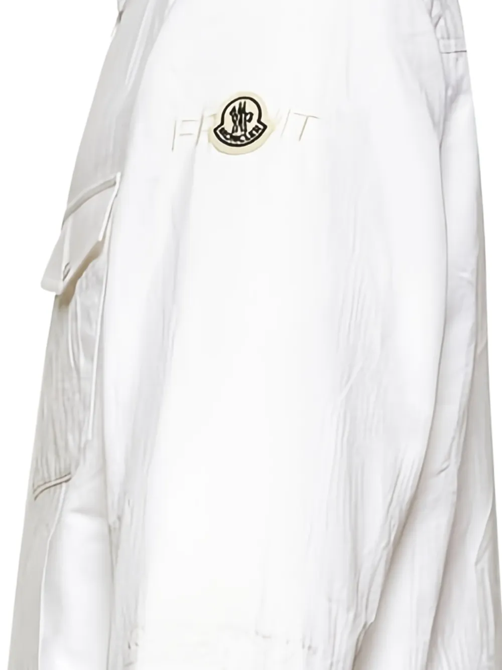 Moncler x FRGMT katoenen overhemd met opgestikte zak Wit