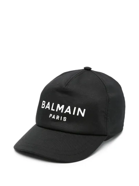 Balmain Kids logo-embroidered baseball cap