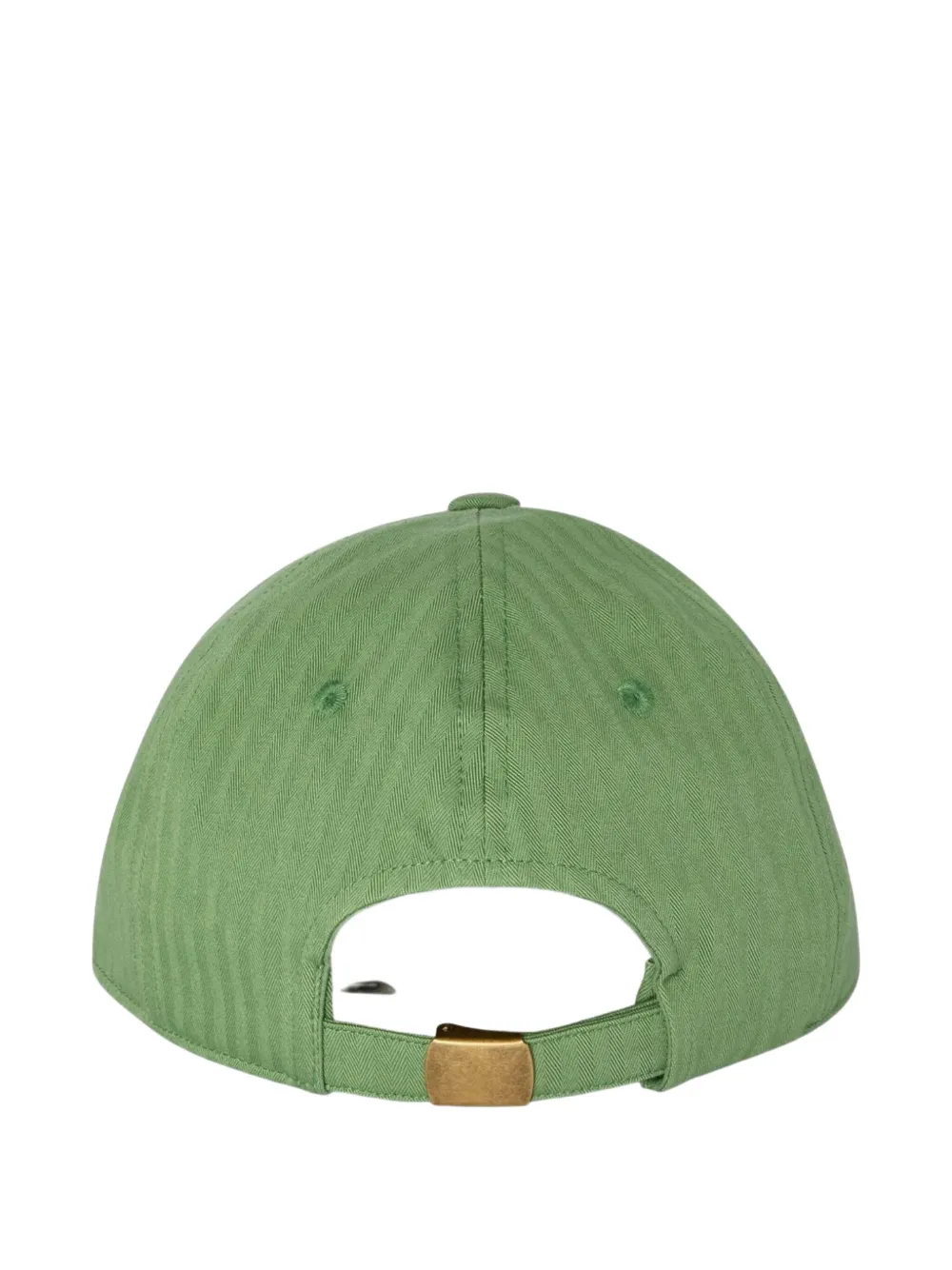 Champion herringbone-pattern embroidered baseball cap Groen