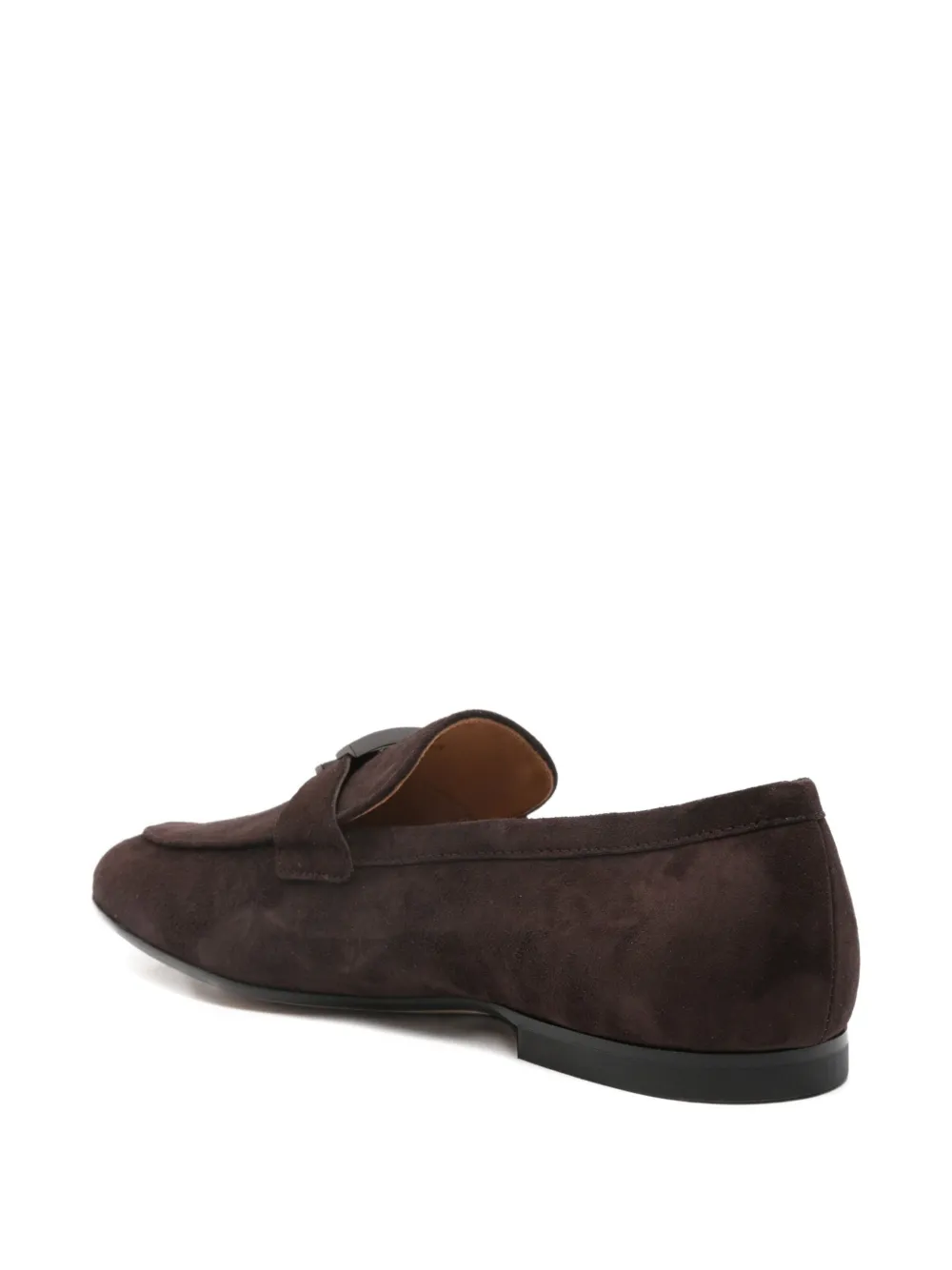 Tod's suede leather loafers Brown