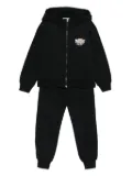 Moschino Kids teddy-print tracksuit set - Black
