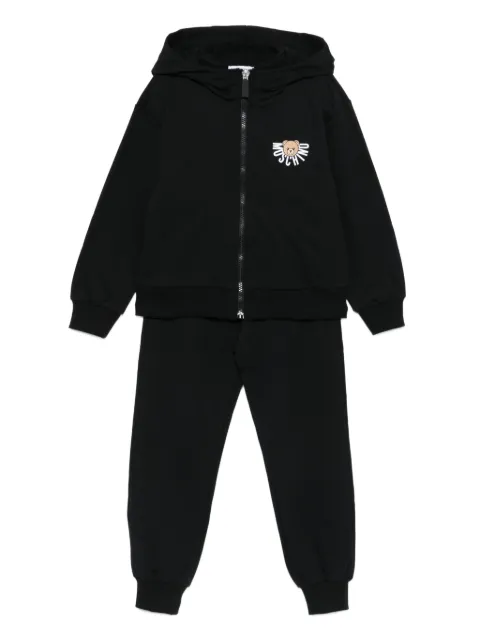 Moschino Kids teddy-print tracksuit set