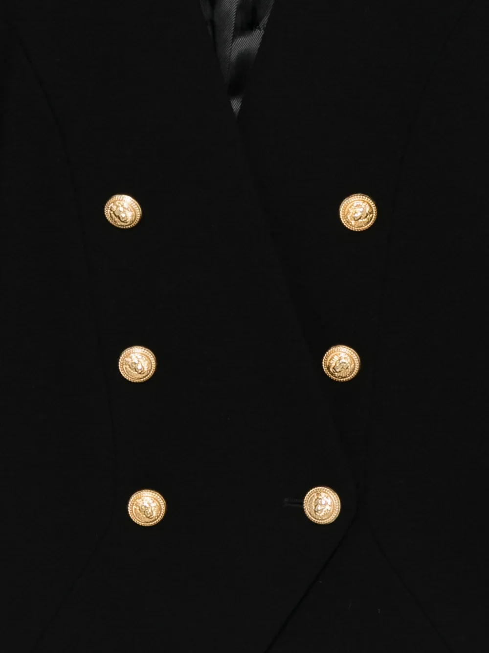 Balmain Kids buttoned double-breasted jacket Zwart