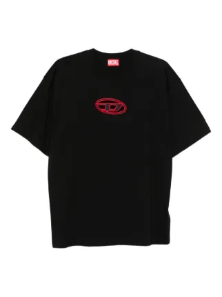 Diesel Camiseta T-Box-Od Oval-D De Algodão | Preto | FARFETCH BR