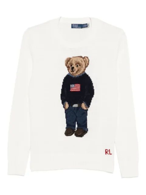Polo Ralph Lauren bear-embroidered sweater