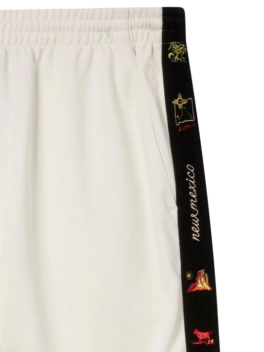 Champion Broek met geborduurde strepen Wit