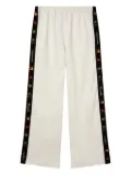 Champion embroidered-stripes trousers - White