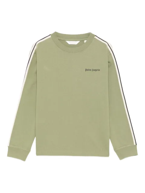 Palm Angels Kids stripe-detail long-sleeve t-shirt