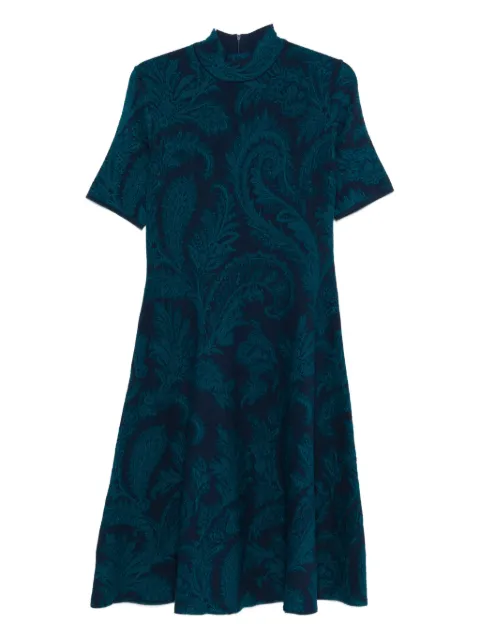 ETRO paisley-print high-neck dress