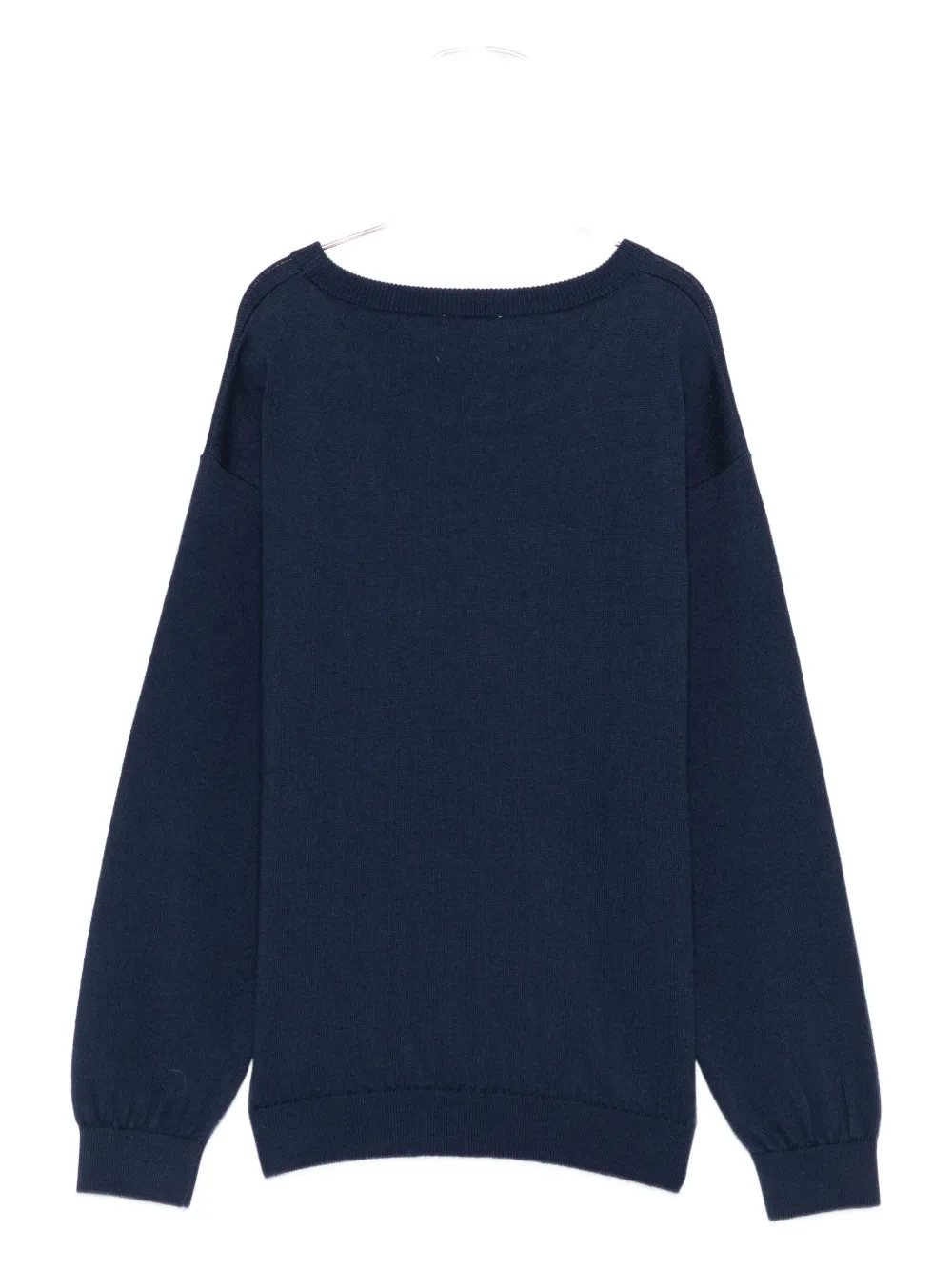 Moschino Kids teddy-logo sweater Blauw