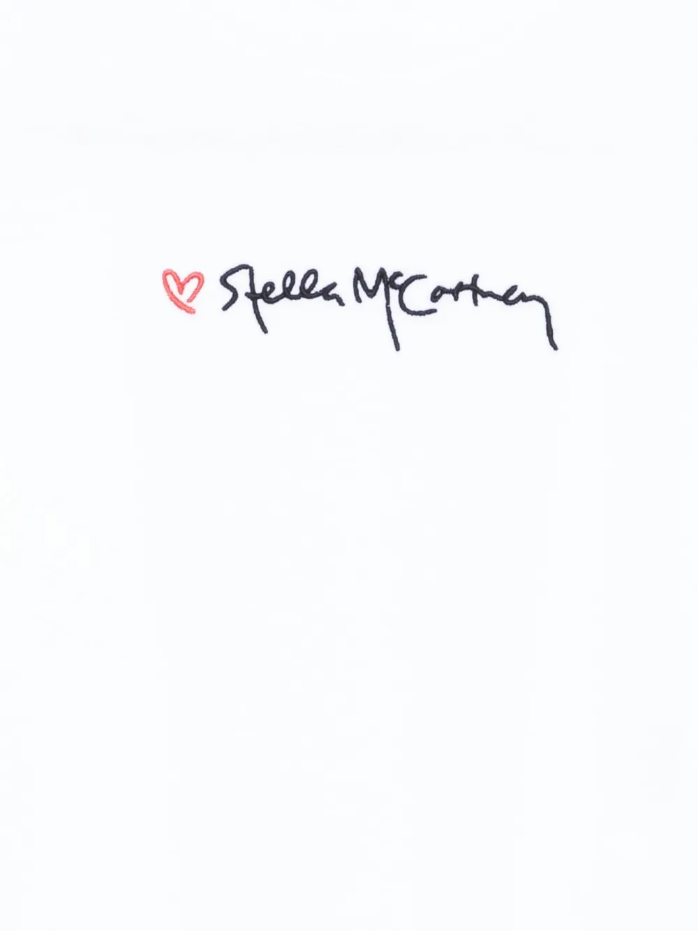 Stella McCartney Kids logo-embroidered cotton t-shirt Wit
