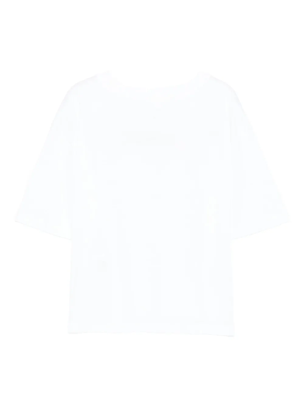 Stella McCartney Kids logo-embroidered cotton t-shirt Wit