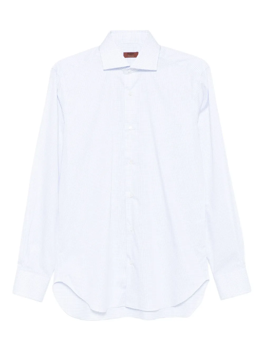 Barba checked shirt Wit