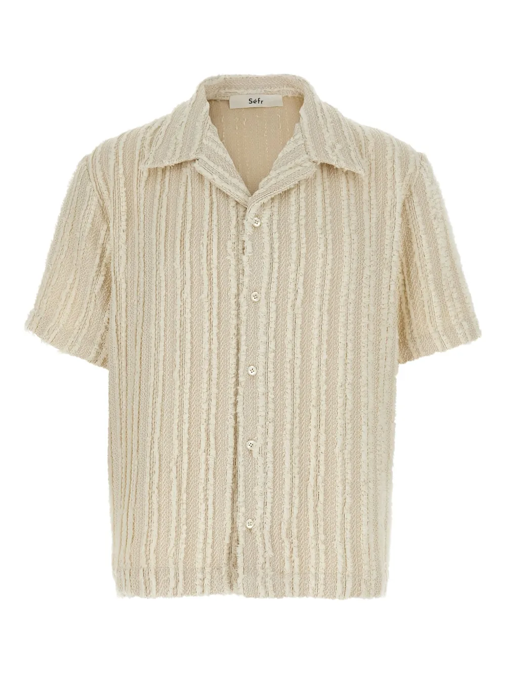 Séfr stripe-pattern shirt | Neutrals | Image 1