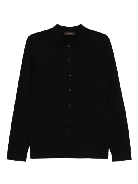 Zanone virgin-wool button-front shirt