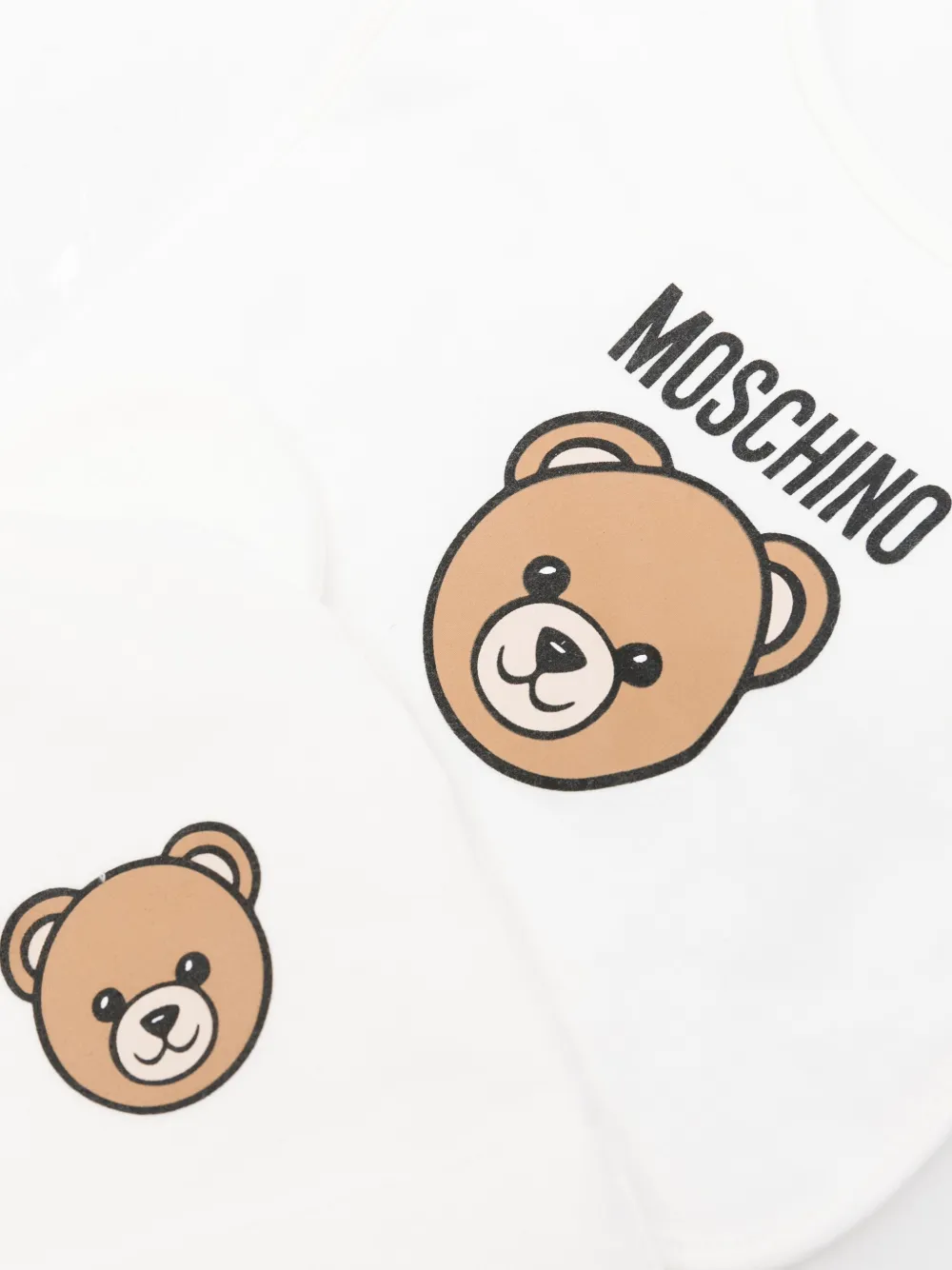 Moschino Kids Muts met teddybeerprint Wit
