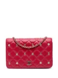 CHANEL Pre-Owned 2020 Quilted Lambskin All About Chanel Wallet On Chain crossbody bag - Red